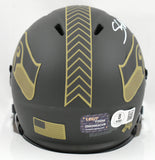 Shaun Alexander Signed Seahawks Salute 2025 Speed Mini Helmet Beckett W Holo