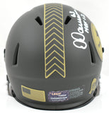 Dermontti Dawson Autographed Steelers Salute 2025 Speed Mini Helmet HOF - Prova