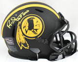 Russ Grimm Autographed Washington Redskins Eclipse Speed Mini Helmet HOF - Prova