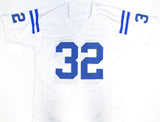 Edgerrin James Autographed White Pro Style Jersey - Beckett W Hologram *Silver