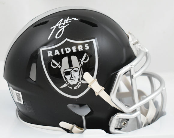 Ashton Jeanty Autographed Las Vegas Raiders Blaze Speed Mini Helmet - Beckett W