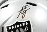 Ashton Jeanty Autographed Las Vegas Raiders F/S Speed Helmet - Beckett W Holo