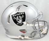 Ashton Jeanty Autographed Raiders F/S Speed Authentic Helmet - Beckett W Holo