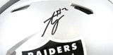Ashton Jeanty Autographed Raiders F/S Speed Authentic Helmet - Beckett W Holo
