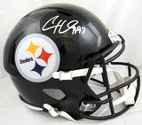 Cameron Heyward Autographed Pittsburgh Steelers F/S Speed Helmet -Beckett W Holo