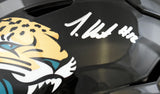 Travis Hunter Autographed Jaguars Mid-Size SpeedFlex Helmet - Beckett W Hologram