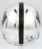 Ashton Jeanty Autographed Las Vegas Raiders Chrome Speed Mini Helmet - Beckett W