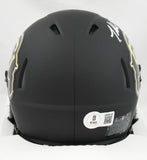 Travis Hunter Autographed Colorado Buffaloes Speed Mini Helmet - Beckett W Holo