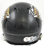 Travis Hunter Signed Jacksonville Jaguars Speed Mini Helmet # - Beckett W Holo
