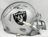 Aidan O'Connell Autographed Las Vegas Raiders Speed Mini Helmet - Beckett W Holo