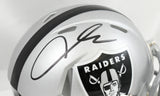 Aidan O'Connell Autographed Las Vegas Raiders Speed Mini Helmet - Beckett W Holo