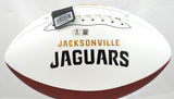 Travis Hunter Autographed Jacksonville Jaguars Logo Football - Beckett W Holo