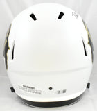 Travis Hunter Signed Colorado Buffaloes F/S White Speed Helmet- Beckett W Holo