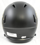 Travis Hunter Signed Colorado Buffaloes F/S Black Speed Helmet- Beckett W Holo
