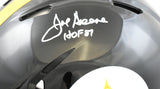 Joe Greene Autographed Steelers F/S Speed Authentic Helmet HOF - Beckett W Holo