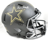 Tony Dorsett Signed Cowboys F/S Salute 2025 Speed Helmet- Beckett W Holo