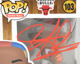 Dennis Rodman Autographed Chicago Bulls Funko Pop #103 - Beckett W Hologram