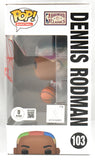 Dennis Rodman Autographed Chicago Bulls Funko Pop #103 - Beckett W Hologram