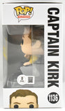 William Shatner Autographed Star Trek Capt. Kirk Funko Pop #1136- Beckett W Holo
