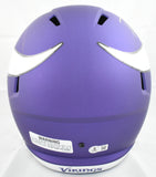 Randy Moss Autographed Minnesota Vikings F/S Speed Helmet Beckett W Holo *Yellow