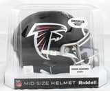 Deion Sanders Signed Atlanta Falcons Mid-Size SpeedFlex Helmet - Beckett W Holo