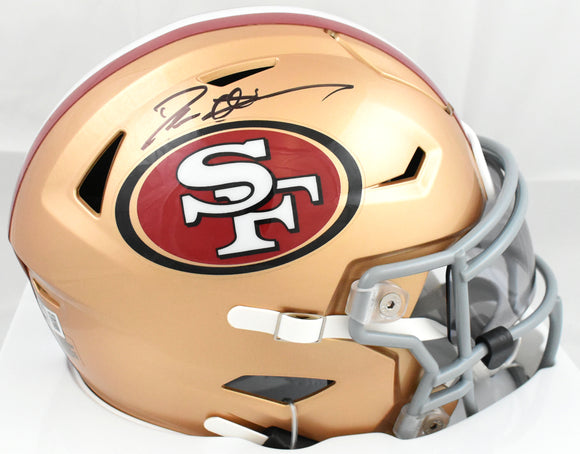Deion Sanders Signed San Francisco 49ers Mid-Size SpeedFlex Helmet - Beckett W