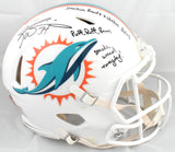 Ricky Williams Signed Dolphins F/S Speed Authentic Helmet 3 Insc. - Beckett W