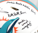 Ricky Williams Signed Dolphins F/S Speed Authentic Helmet 3 Insc. - Beckett W