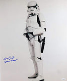 Tony Smart Signed Sideways Full Body 16x20 Photo w/Stormtrooper - JSA Auth *Blue