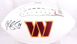 Champ Bailey Autographed Washington Commanders Logo Football-Beckett W Hologram