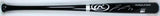 Ronald Acuna Autographed Pro Baseball Black Bat w/# - Beckett W *Silver