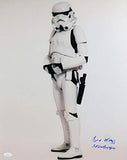 Syd Wragg Signed Sideways Full Body 16x20 Photo w/ Stormtrooper - JSA Auth *Blue