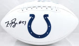 Kwity Paye Autographed Indianapolis Colts Logo Football #- Beckett W Hologram