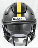 T.J. Watt Signed Pittsburgh Steelers Mid-Size SpeedFlex Helmet - Beckett W Holo