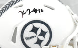 Kaleb Johnson Autographed Steelers Salute Speed Mini Helmet - Beckett W Hologram