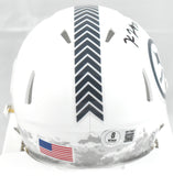 Kaleb Johnson Autographed Steelers Salute Speed Mini Helmet - Beckett W Hologram