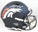 Bo Nix Autographed Denver Broncos F/S Speed Helmet - Beckett W Hologram *White
