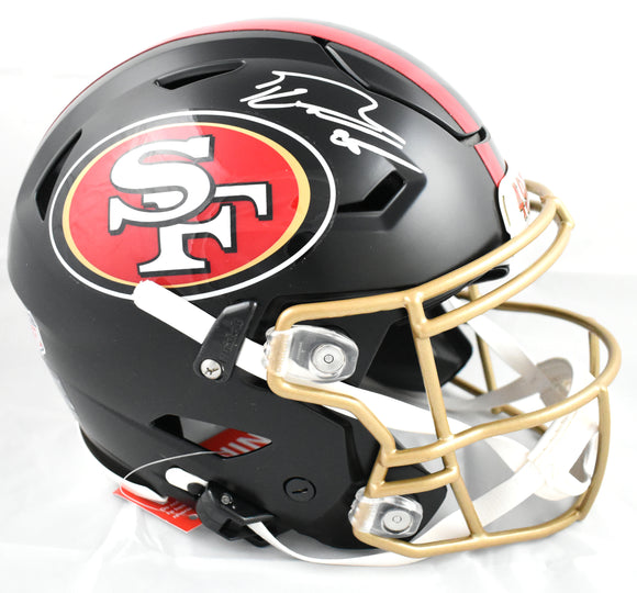 George Kittle Autographed 49ers F/S Rivalries Speedflex Helmet - Beckett W Holo