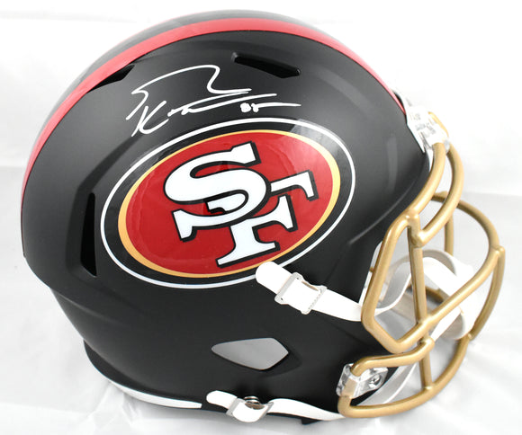 George Kittle Autographed 49ers F/S Rivalries 2025 Speed Helmet - Beckett W Holo