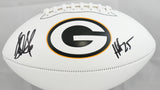 Sterling Sharpe Autographed Green Bay Packers Logo Football HOF Beckett W Holo