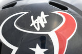 Will Anderson Autographed Houston Texans F/S Speed Helmet - Fanatics *Silver