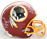 Mark Rypien Doug Williams Joe Theismann Signed Redskins F/S Helmet - JSA W