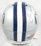 Roger Staubach Signed Cowboys F/S Speed Auth Helmet 2 insc. - Beckett W Holo