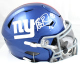 Brian Burns Autographed Giants Mid-Size SpeedFlex Helmet - Beckett W Hologram