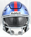 Brian Burns Autographed Giants Mid-Size SpeedFlex Helmet - Beckett W Hologram