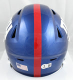 Brian Burns Signed New York Giants Mid-Size SpeedFlex Helmet - Beckett W Holo
