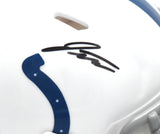 Jonathan Taylor Autographed Indianapolis Colts Speed Mini Helmet- Beckett W Holo