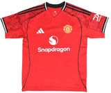 Bruno Fernandes Signed Manchester United Home Soccer Jersey #8 - Beckett W Holo