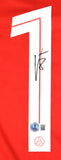 Vitinha Autographed PSG Red Third Soccer Jersey #17 - Beckett W Holo *M
