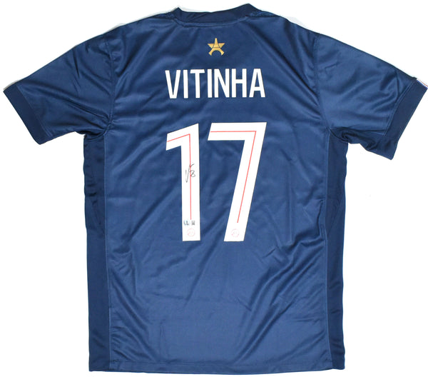 シ*ゴ様 MVPs社 サイン入りサッカーユニフォーム　Vitinha ヴィティー Vitinha Autographed PSG Home Soccer Jersey #29 - Beckett W Holo *M